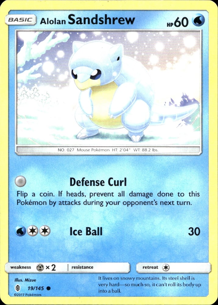 Alolan Sandshrew - SM2 19/145