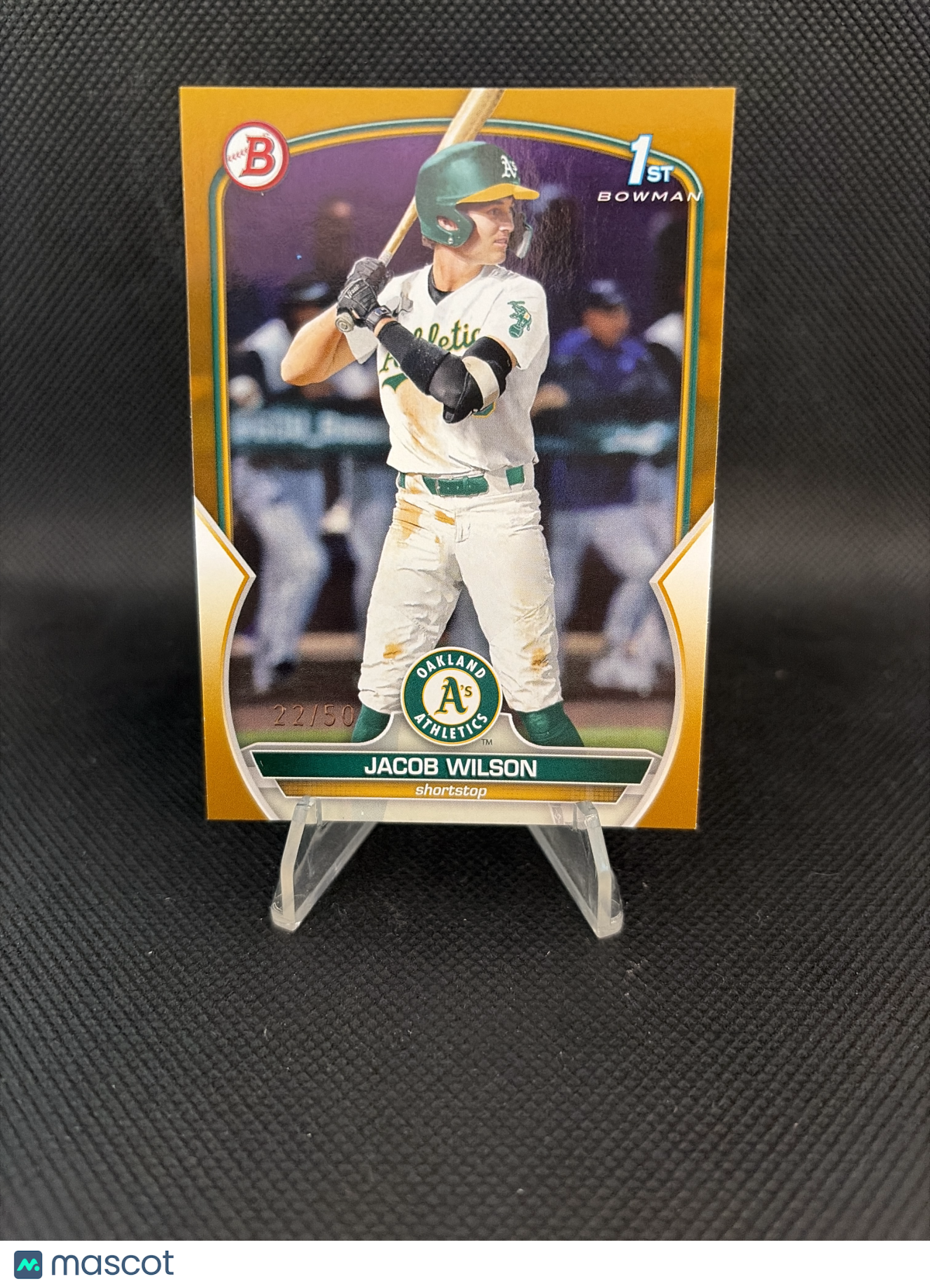 2023 Bowman Draft 1st Bowman Jacob Wilson True Gold Refractor /50