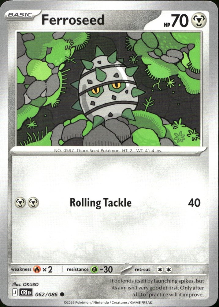 Ferroseed - ME04 62/86