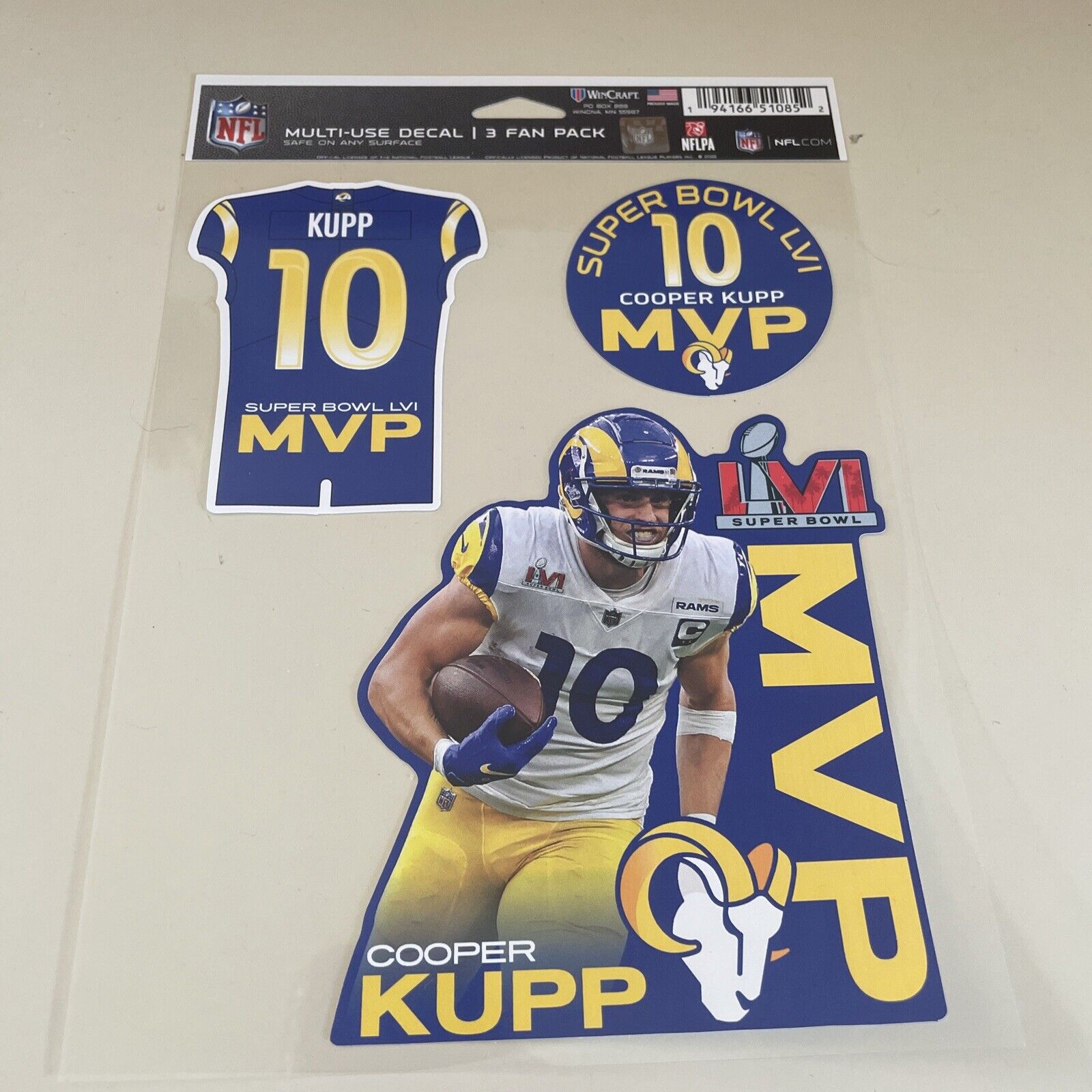 Los Angeles Rams Cooper Super Bowl LVI MVP Fan Decals