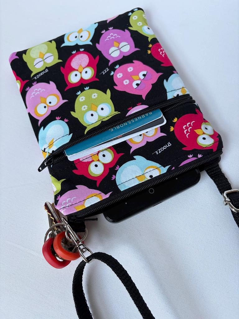 Small Crossbody Bag – Sleepy Owls, photo 12 of 12