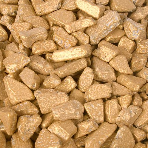Chocolate Rocks Gold Nuggets Bulk for Fudge