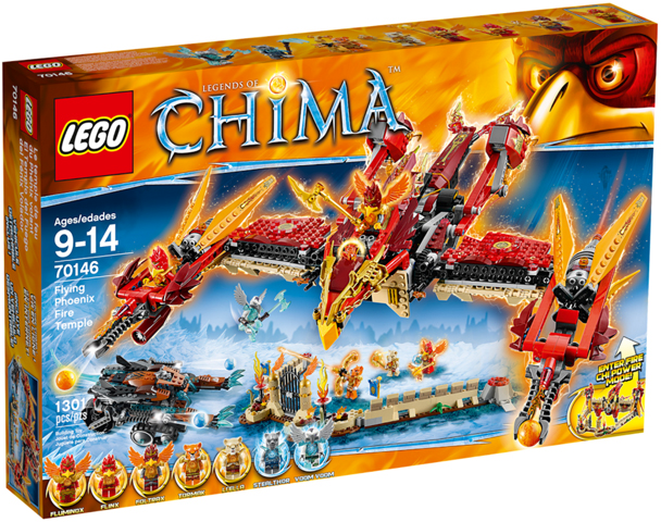 70146 Flying Phoenix Fire Temple