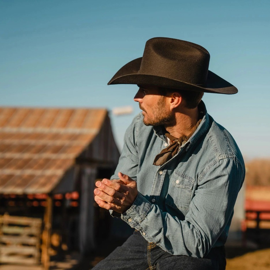 Stetson Brenham 4X Cowboy Hat Chocolate