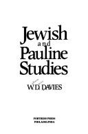 Cover of Jewish and Pauline Studies