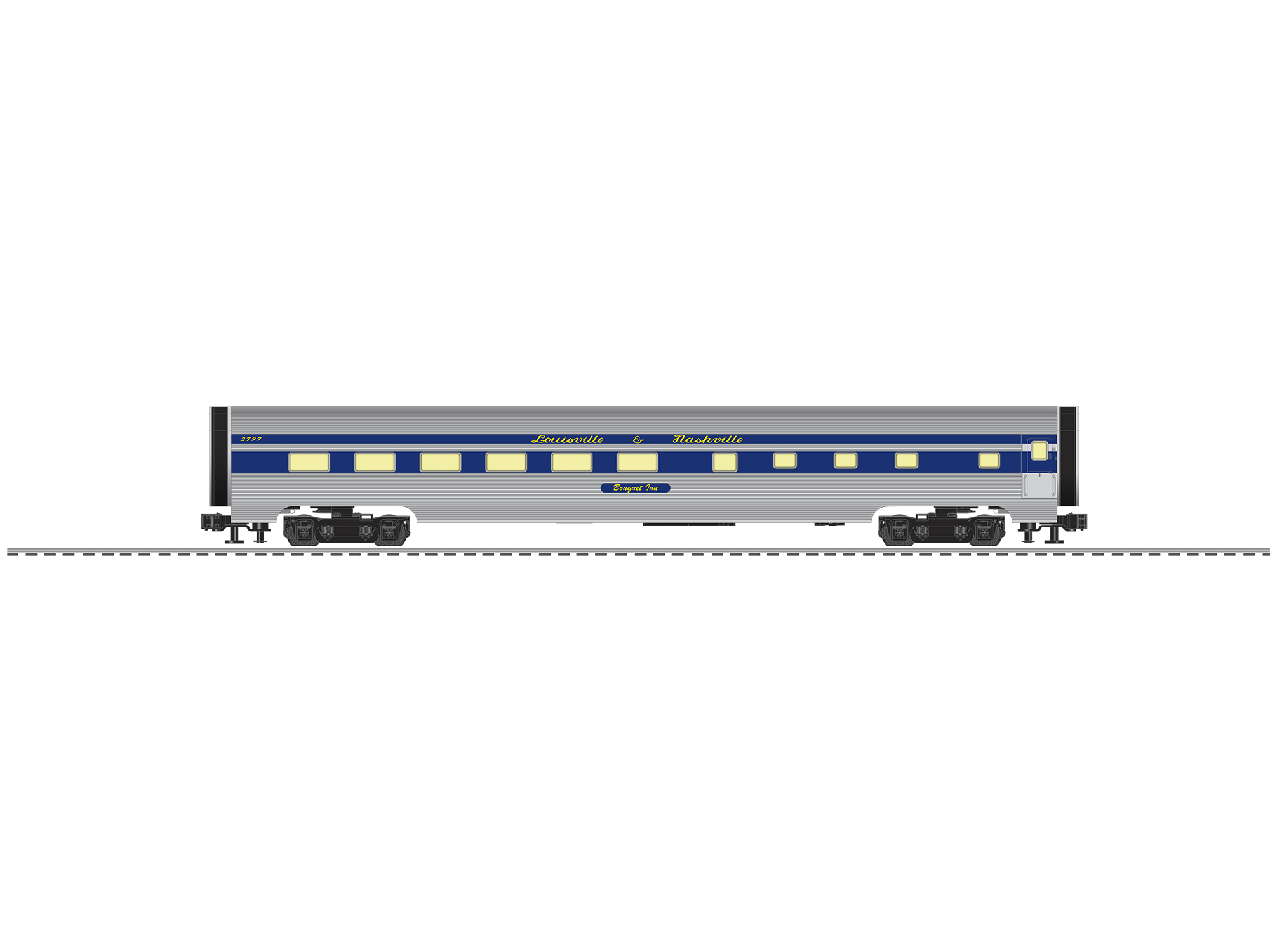 Lionel L&N Hummingbird 21 Stationsounds Diner 685369 O Scale