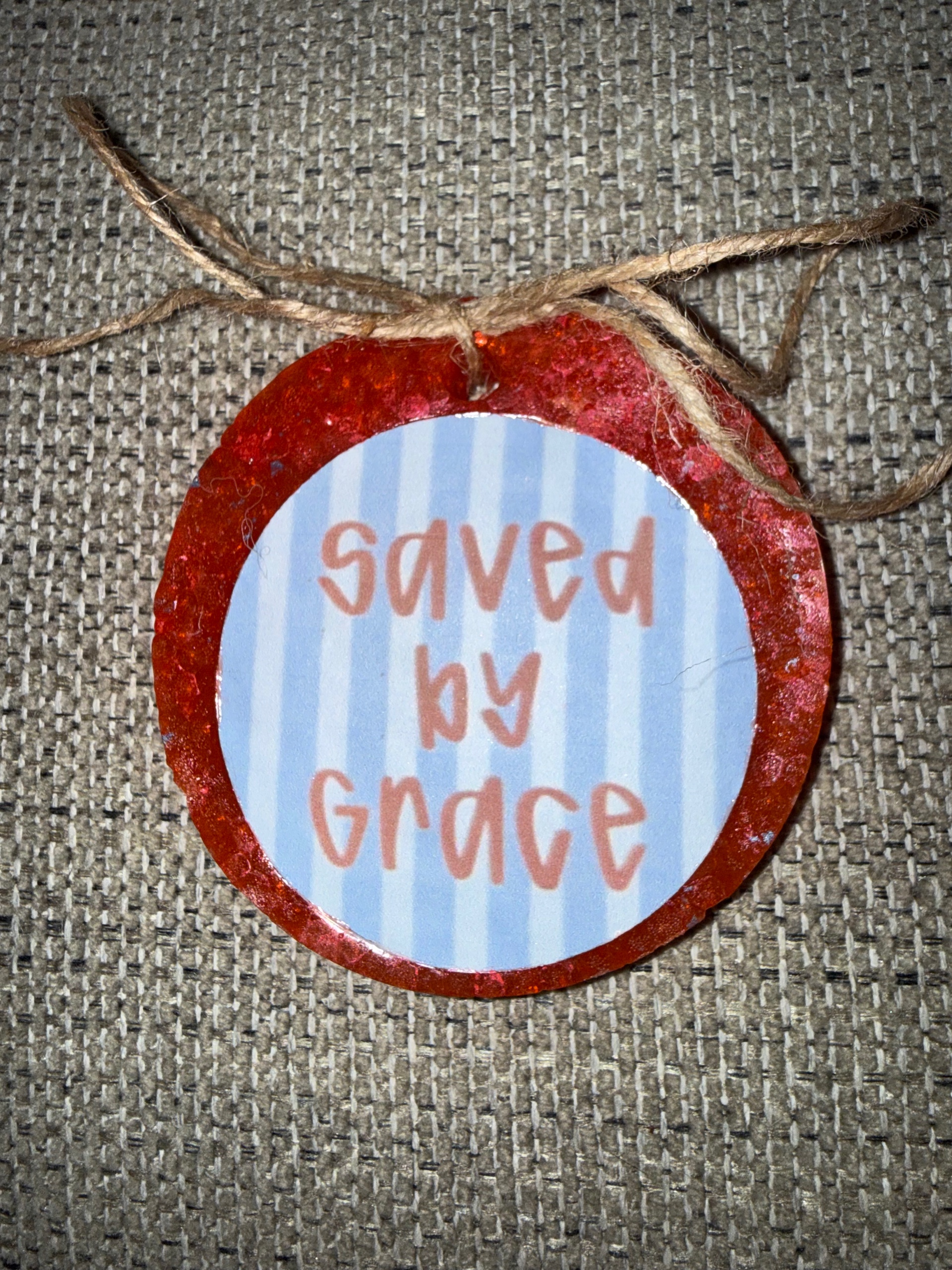 "Saved By Grace" Car Freshie - Brazilian Bummin'