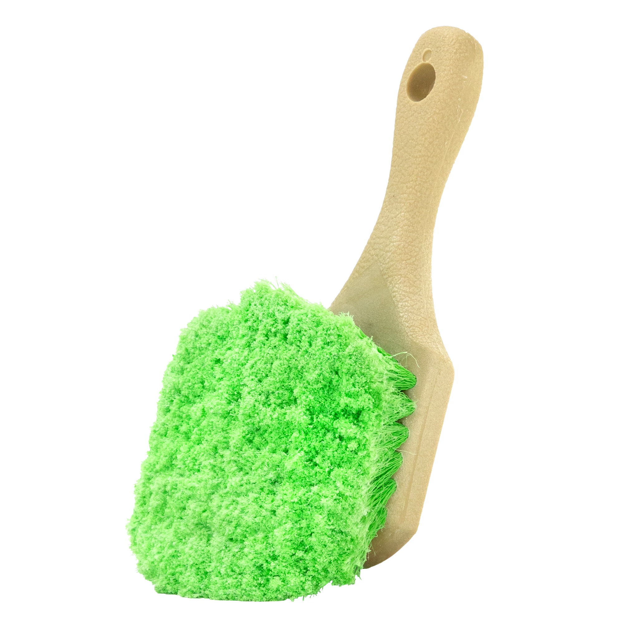 Tire Dressing Brush - Green/Tan