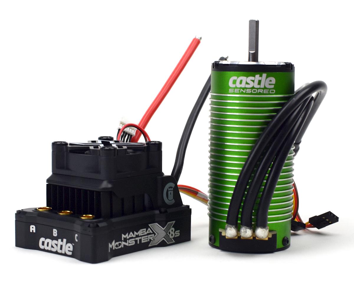 Monster X 8s 33.6v Esc W/ 1520-1650kv Motor 010016504