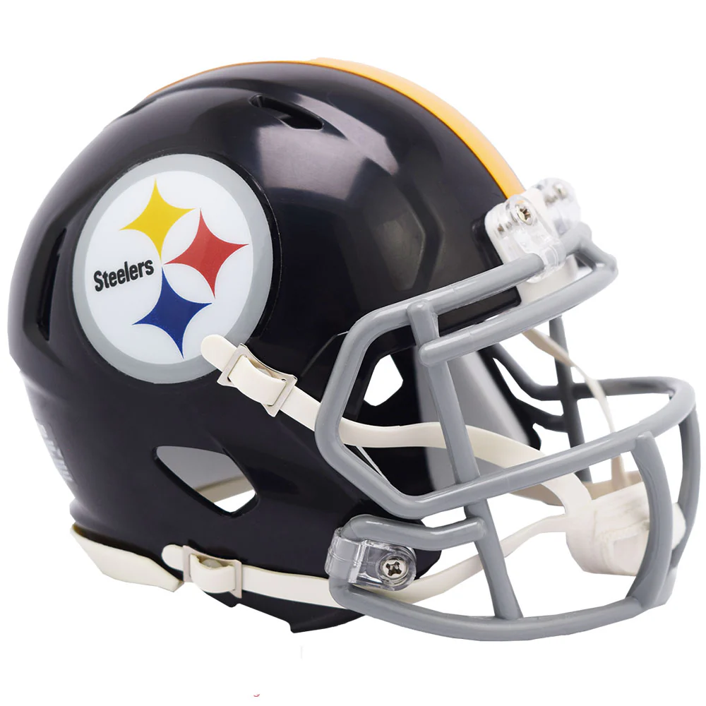 Pittsburgh Steelers 1963-76 Throwback Riddell Speed Mini Helmet