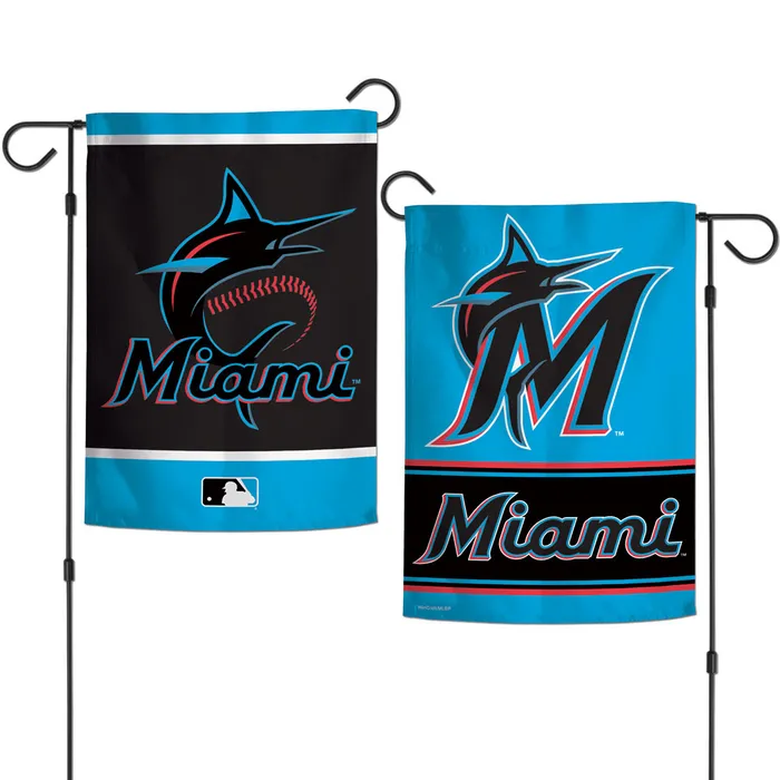 Miami Marlins 2-Sided Garden Flag