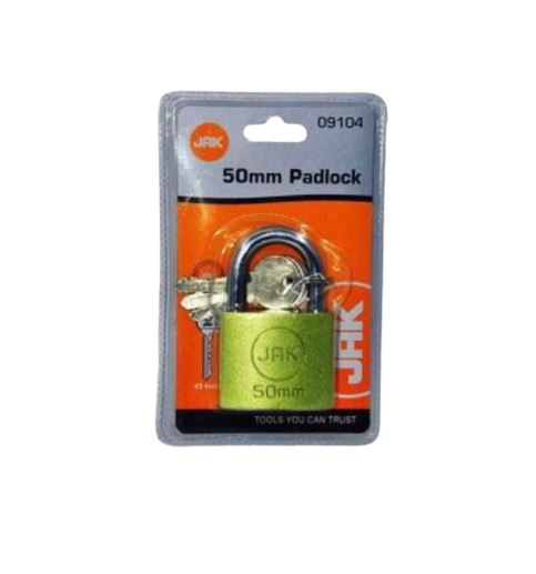 JAK Brass Padlock with 3 Keys