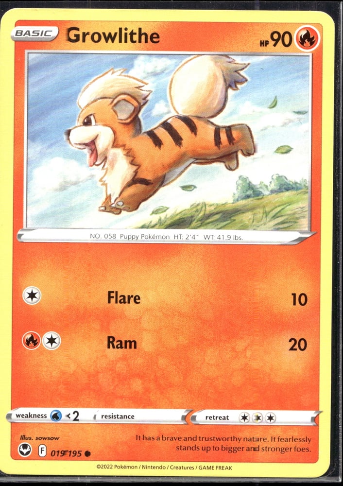 Growlithe - SWSH12 19/195