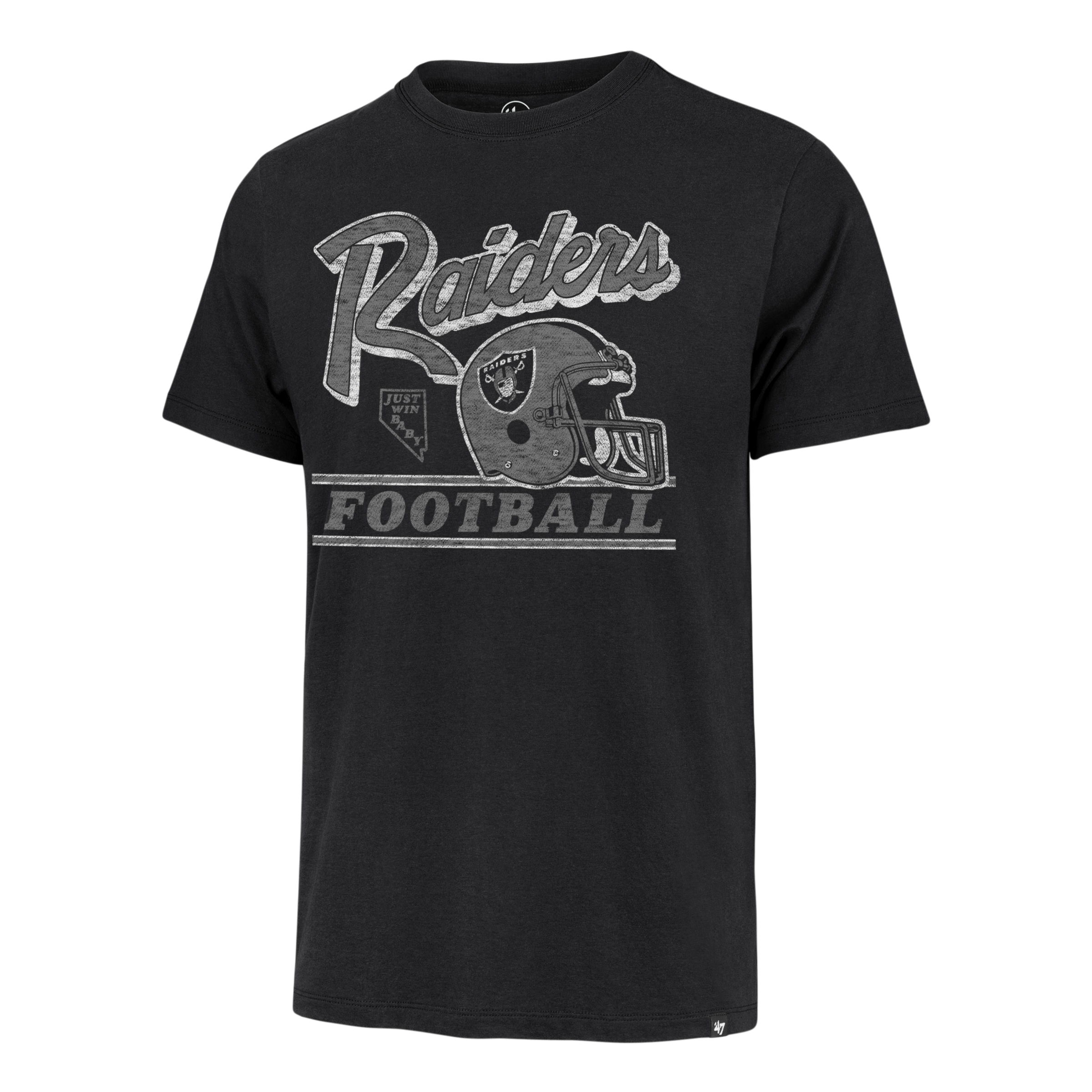 Las Vegas Raiders Historic Flint Fly By '47 Brand Franklin Shirt