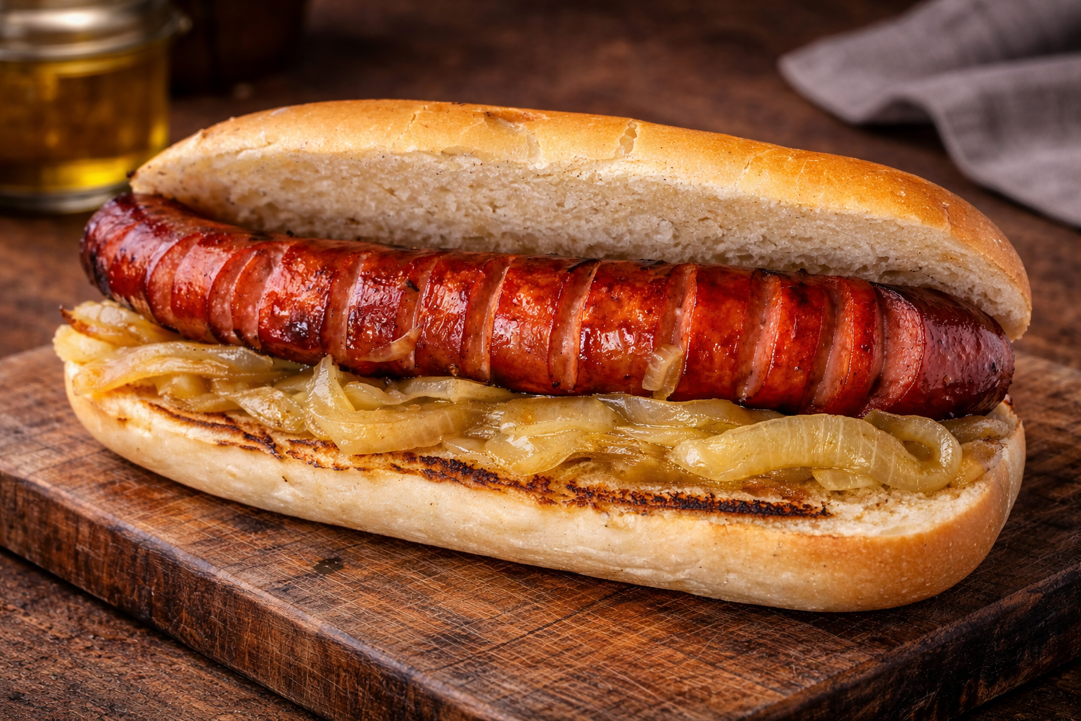 Polish Sausage on a bun