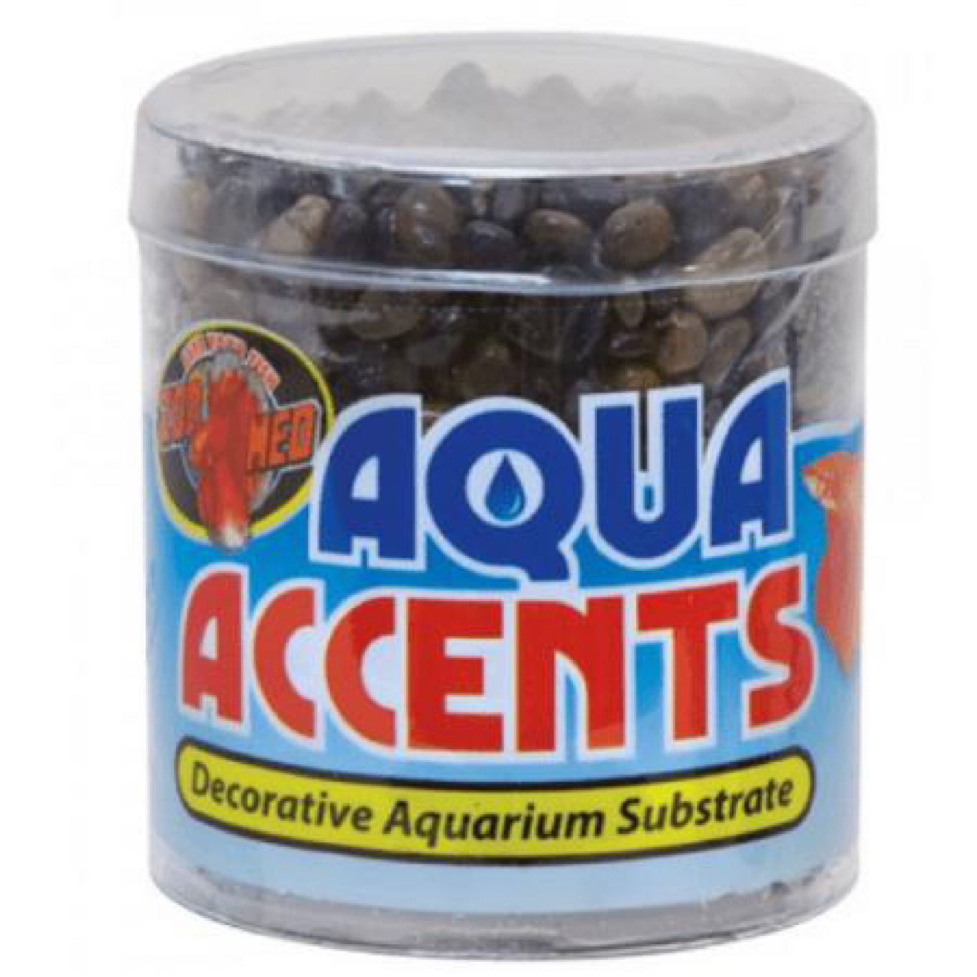 Zoo Med Aqua Accents Decorative Substrate - Dark River Pebbles
