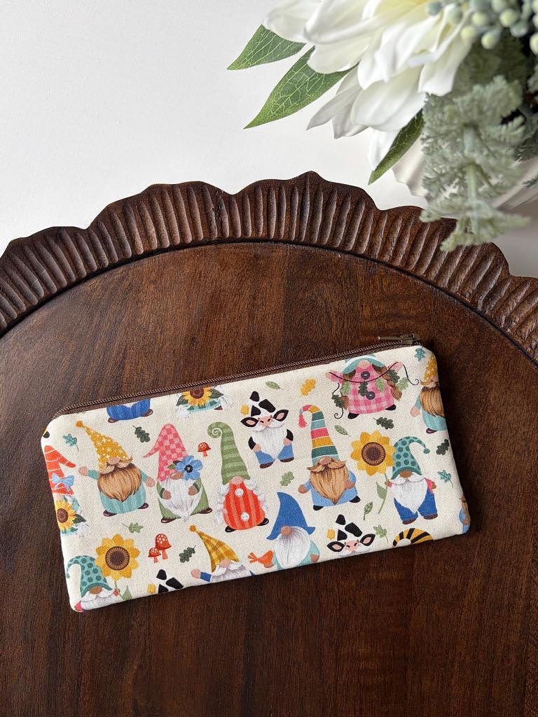 Pencil Pouch – Garden Gnomes, photo 4 of 6