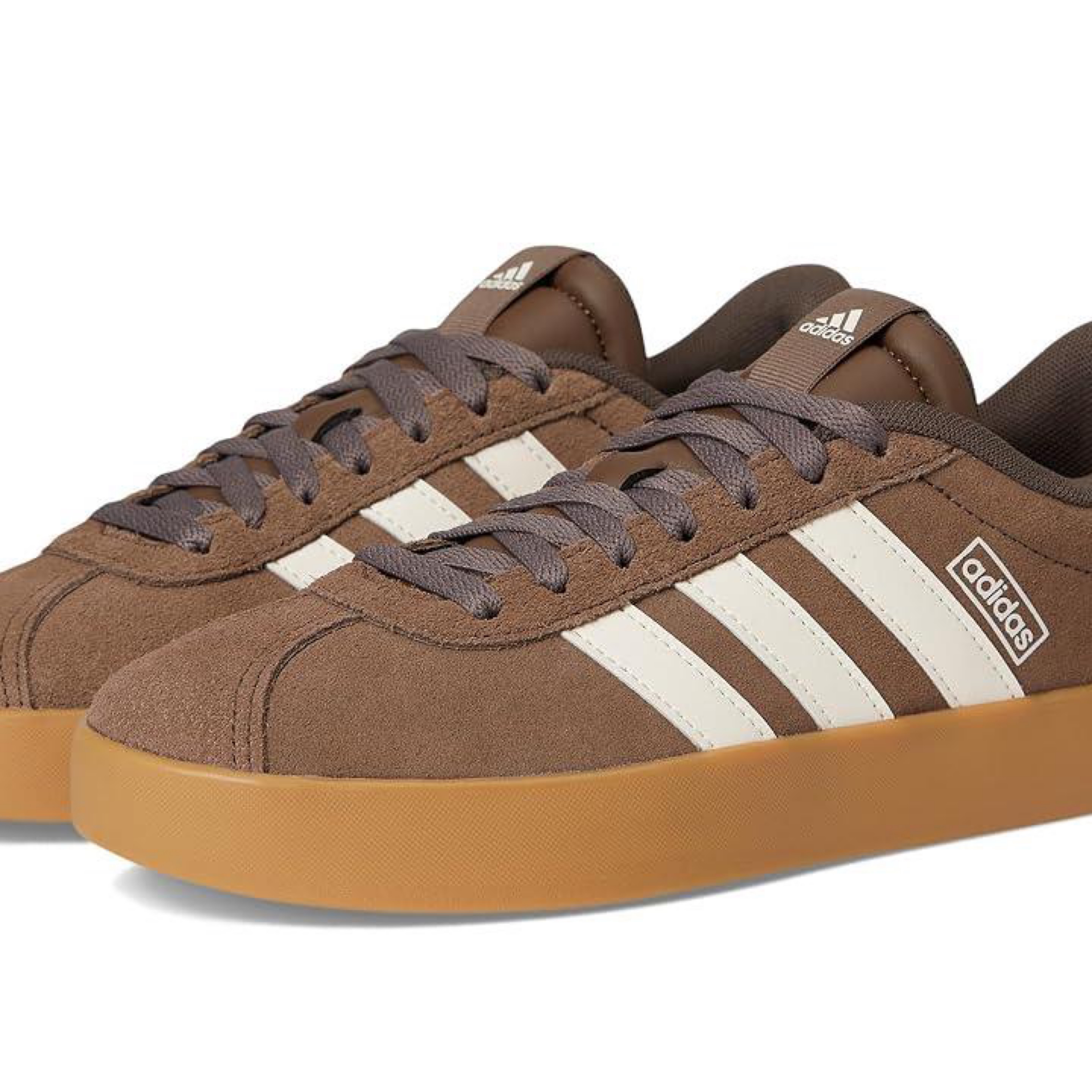 Adidas VL Court 3.0 (Brown/Gum Bottom) Sz - 7