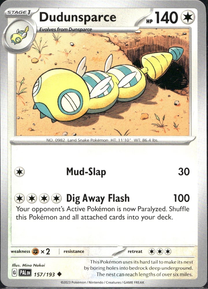Dudunsparce - SV02 157/193
