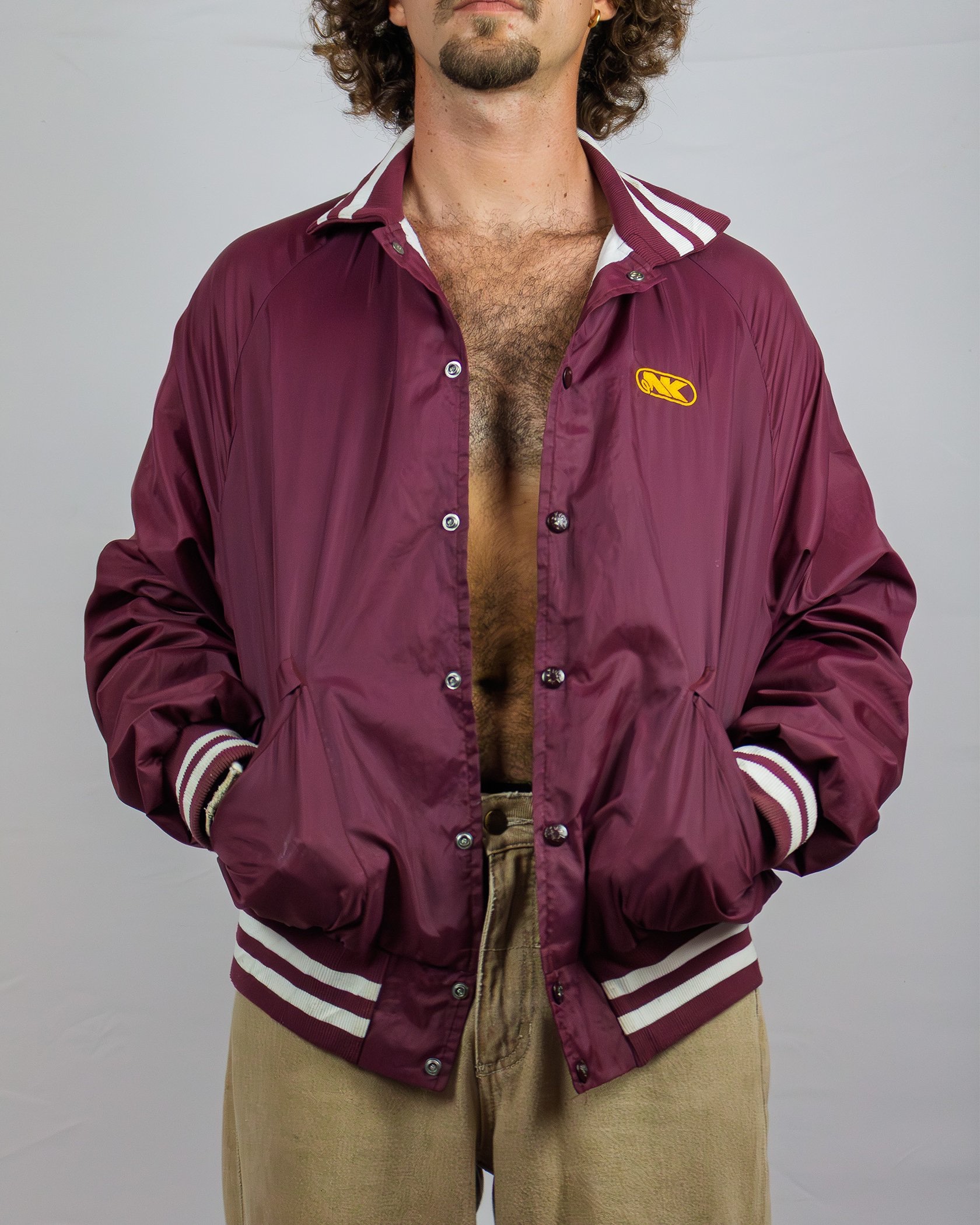 Plum Bomber Jacket