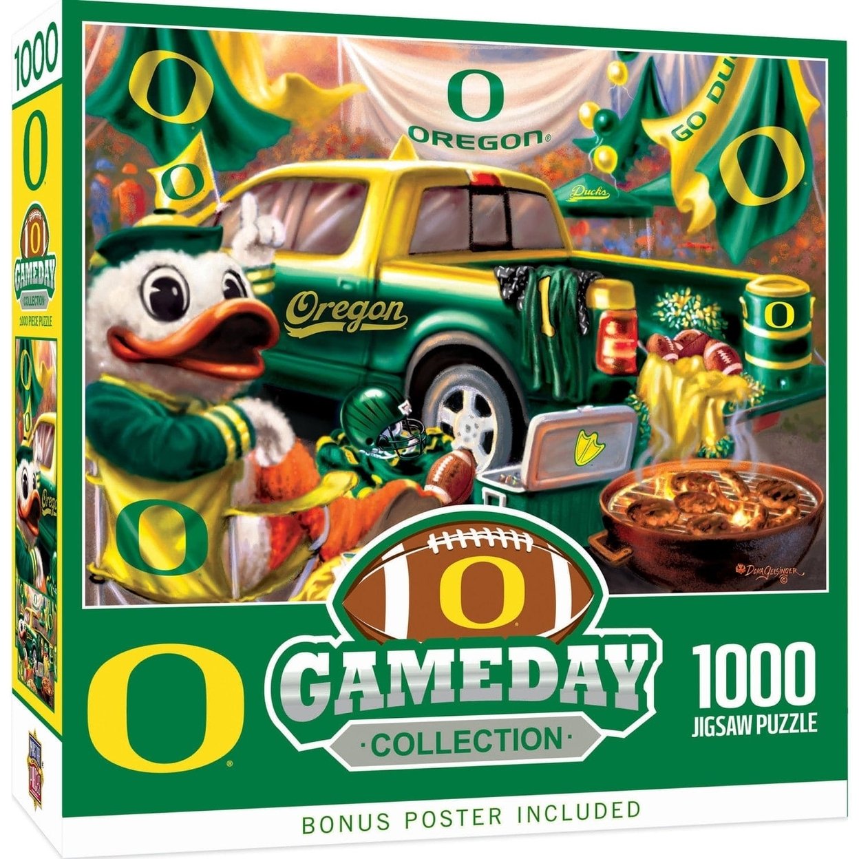 Oregon Ducks 1000 Piece Gameday Design Puzzle