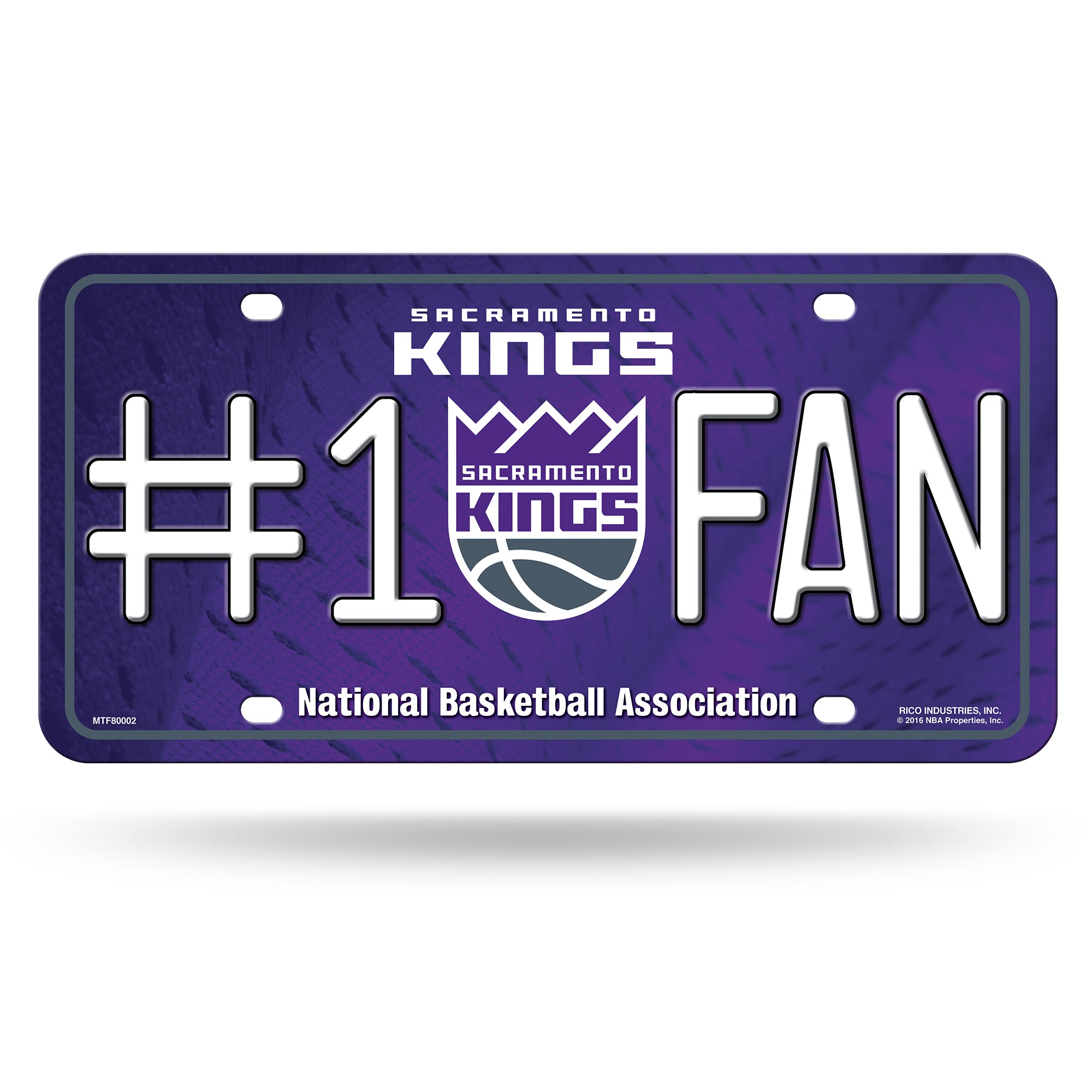 Sacramento Kings #1 Fan License Plate