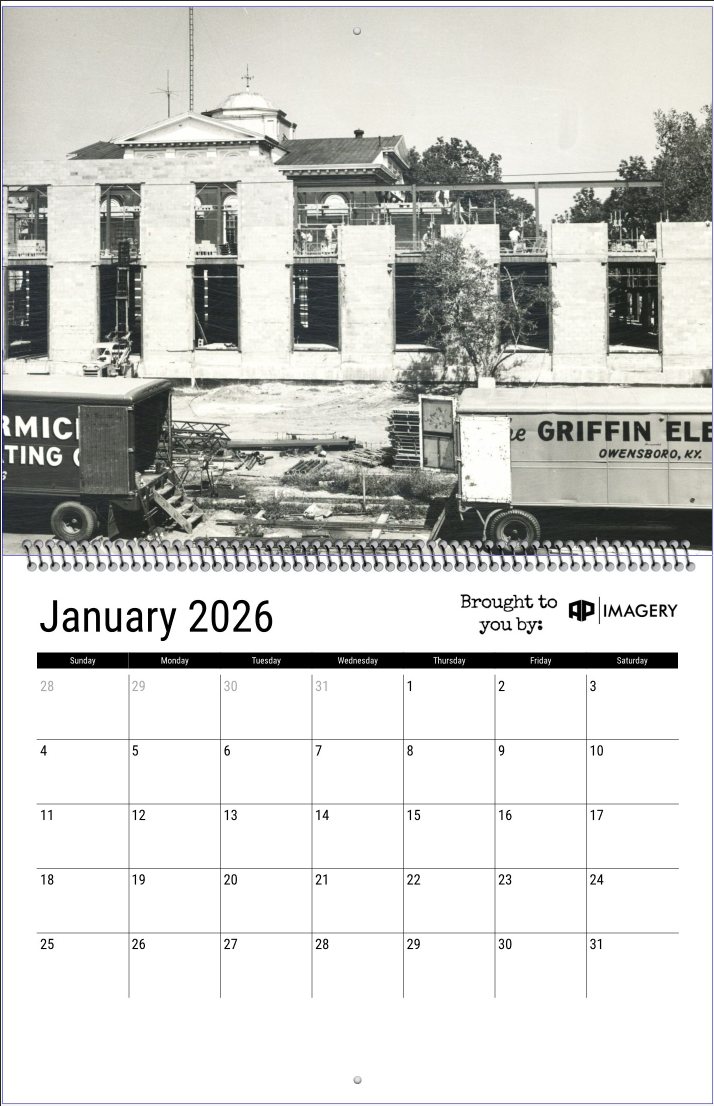 2026 History of Owensboro Calendar