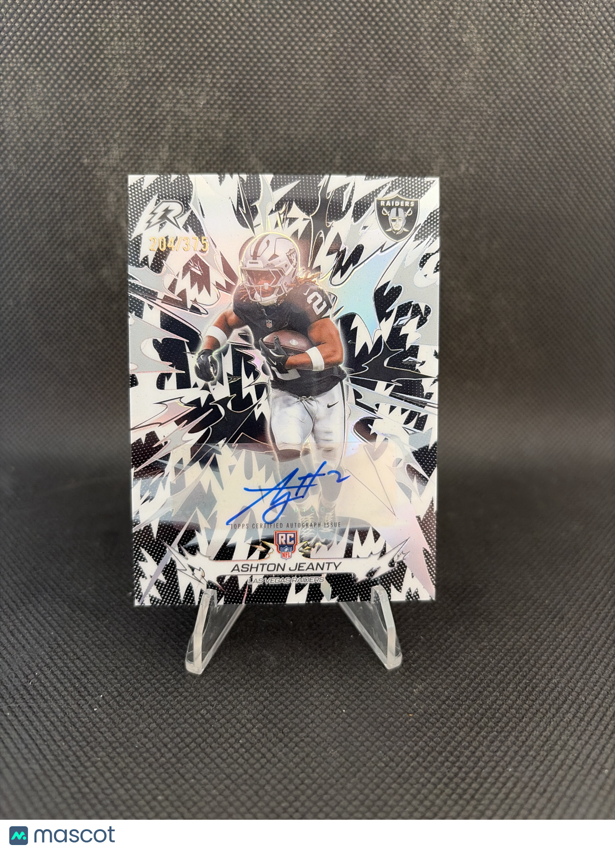 2026 Topps Resurgence Football Ashton Jeanty RC Auto /375