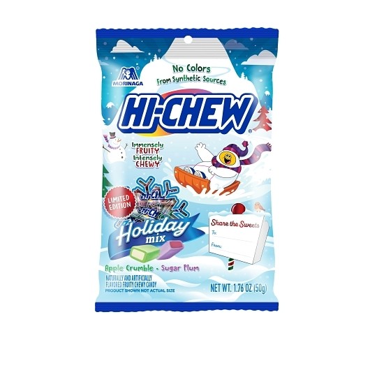 Hi Chew Holiday Mix Apple Crumble Sugar Plum 1.76oz 11ct