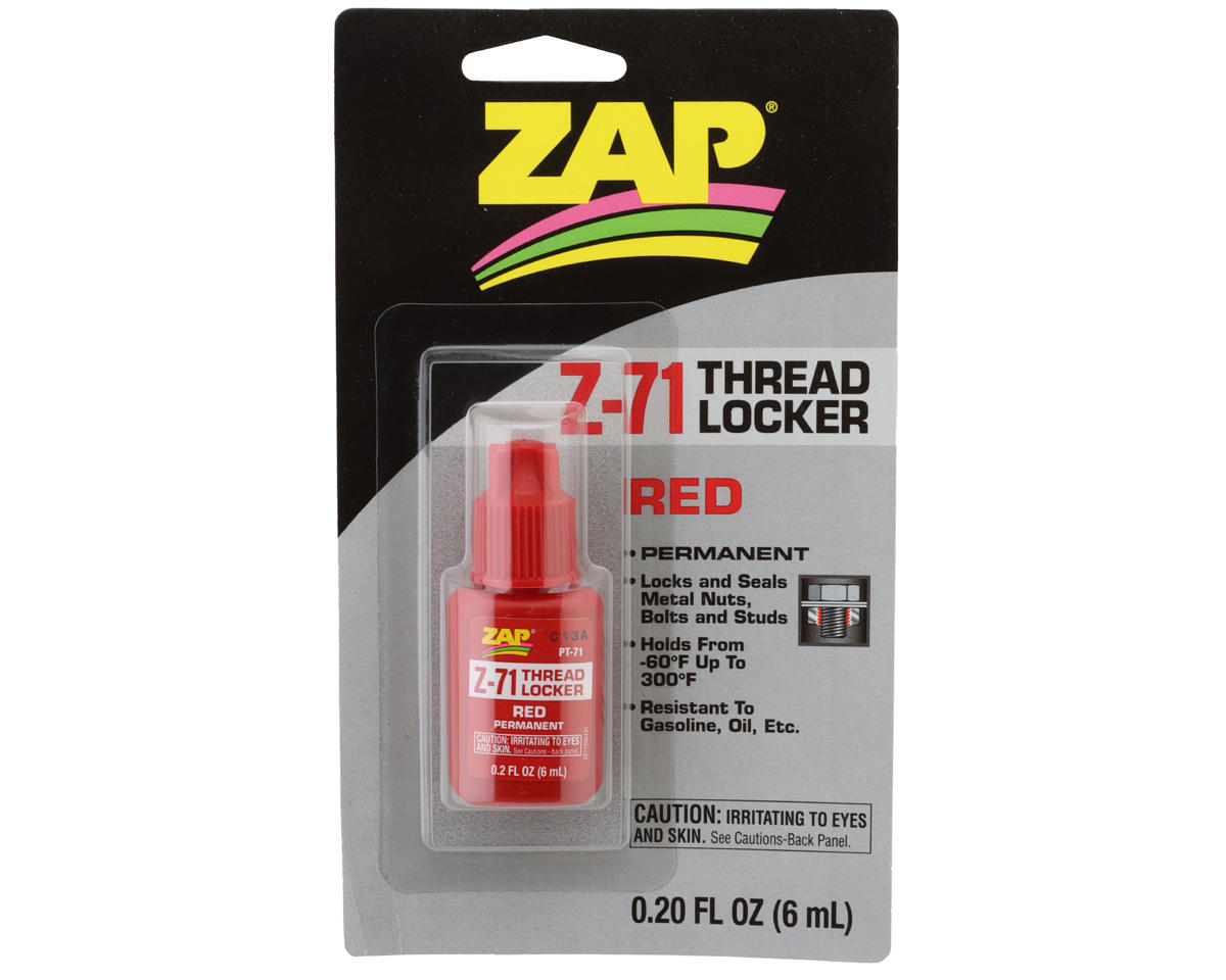 Zap Z-71 Thread Locker Red