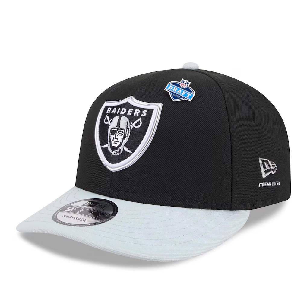 Las Vegas Raiders 2026 NFL Draft New Era 9FIFTY Snapback Hat