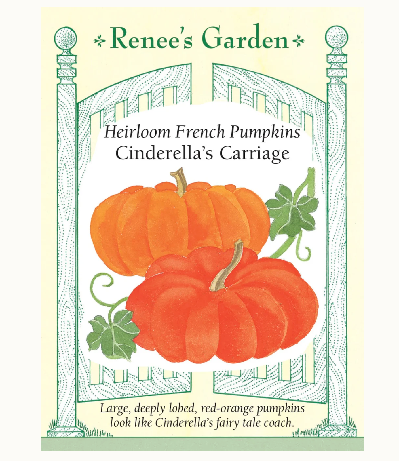 Renee's Garden | Heirloom French Pumpkins Cinderella's Carriage