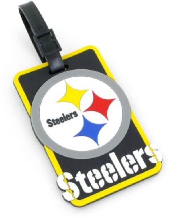 Pittsburgh Steelers Rubber Luggage Tag