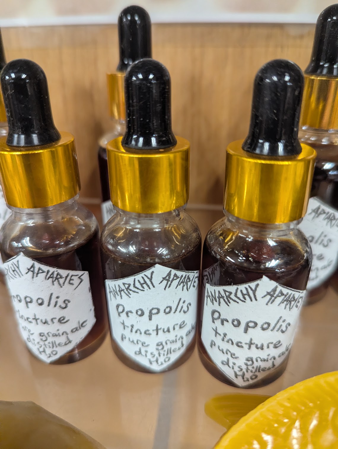 Anarchy Apiaries - Honey, Candles, Products - Propolis Tincture .5oz
