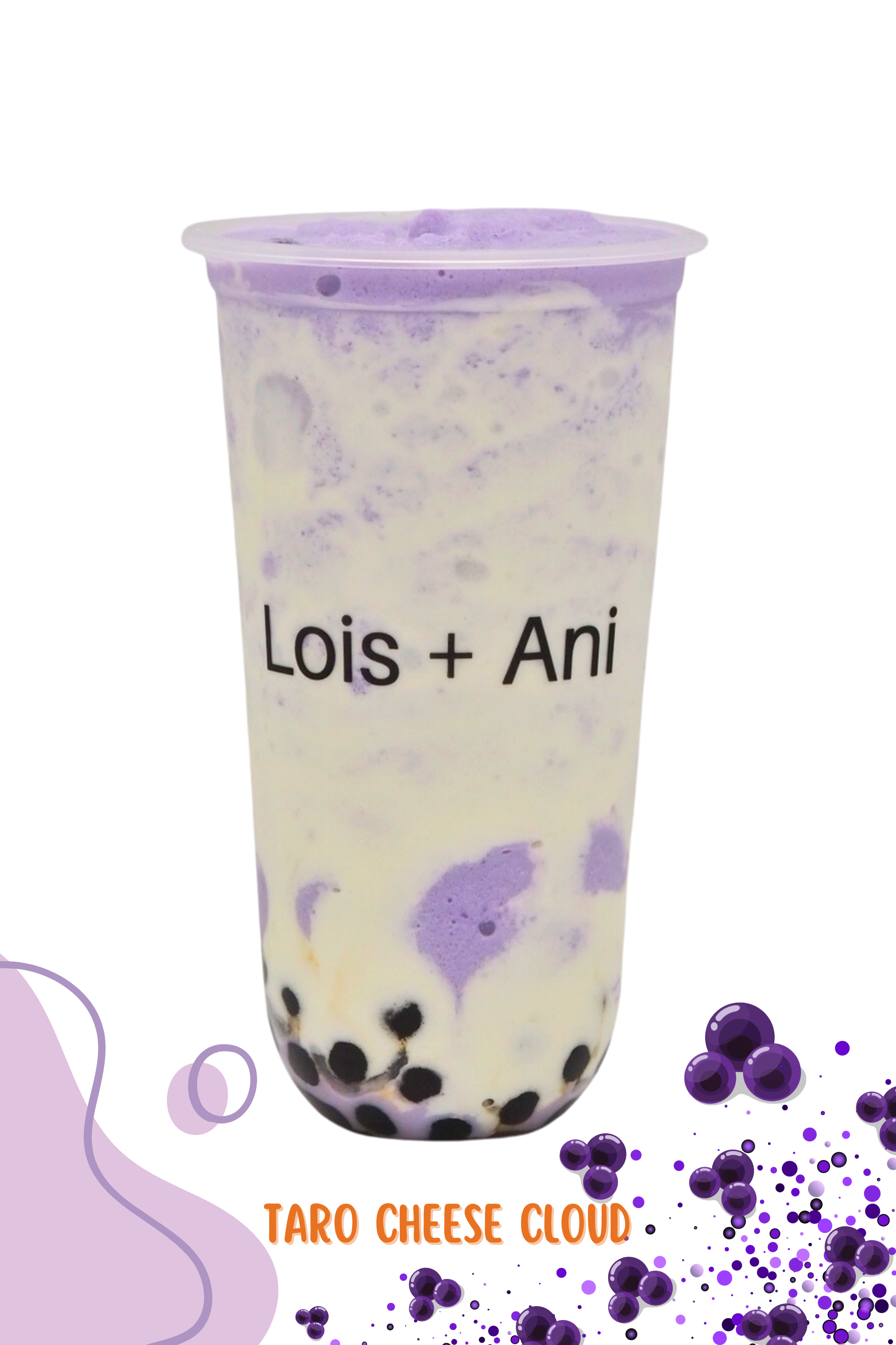 Taro Cheese Swirl Slushy