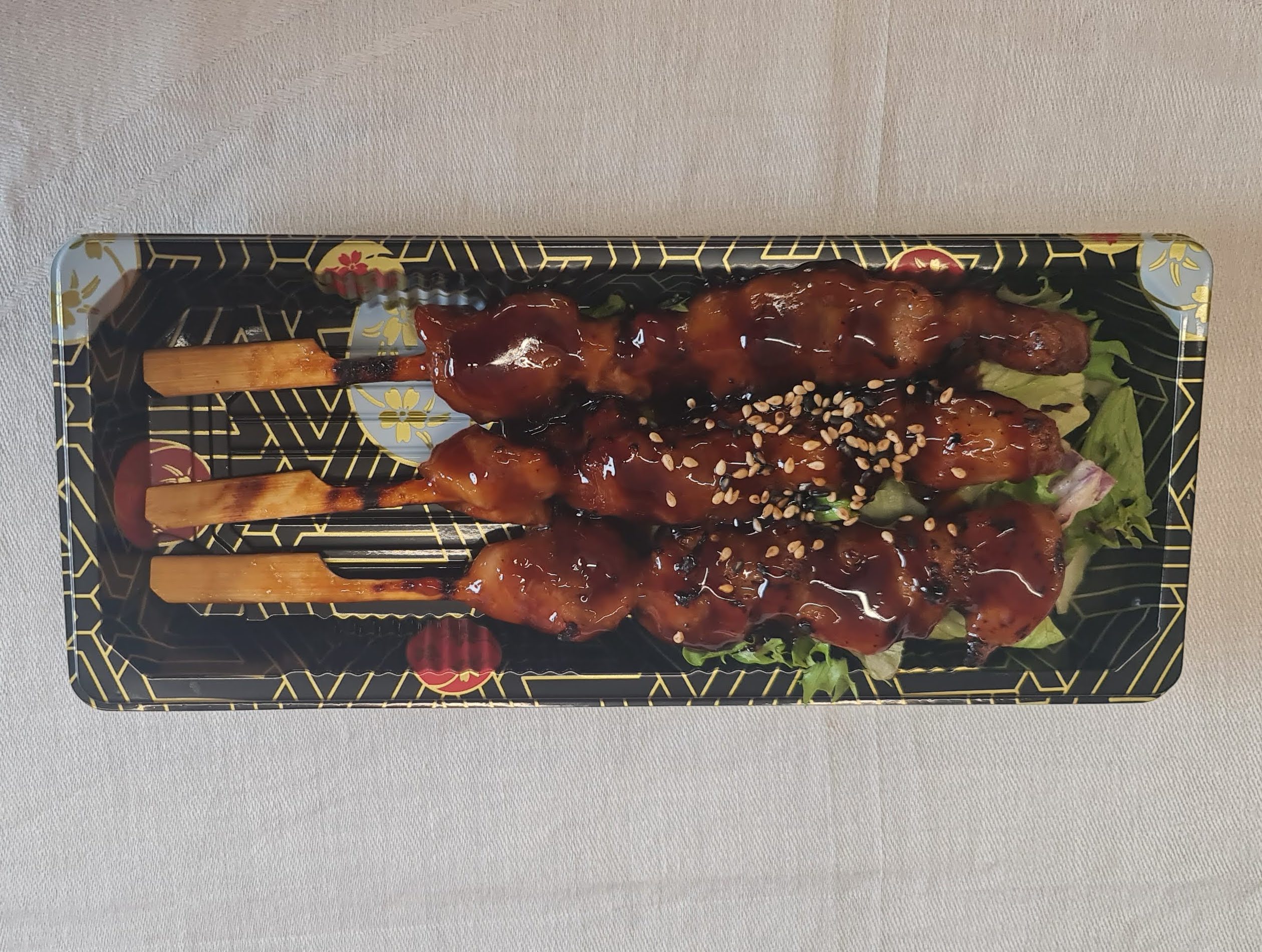 Yakitori Chicken Skewered (3 Pieces)