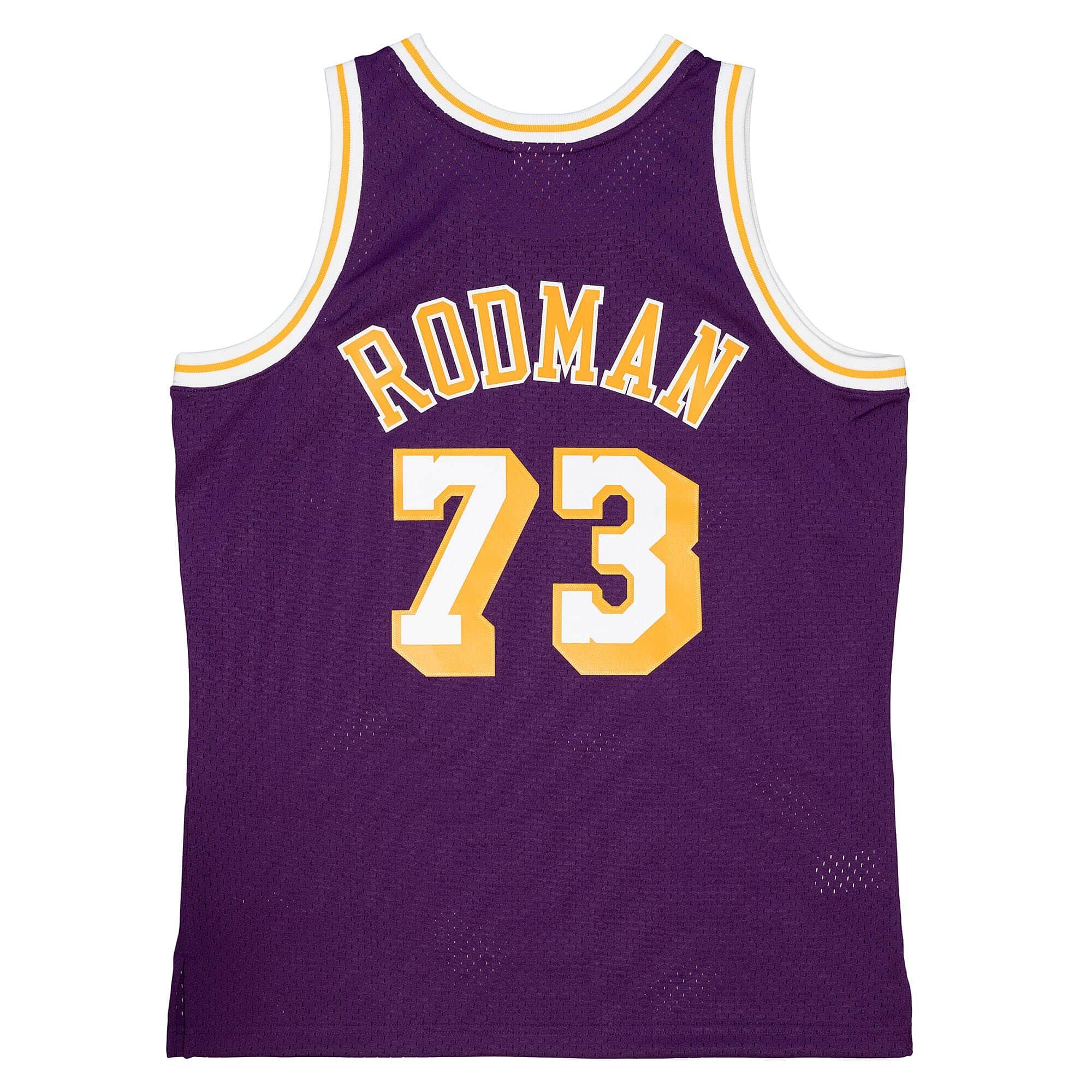 Los Angeles Lakers Dennis Rodman 1998-99 Purple Mitchell and Ness Swingman Jersey