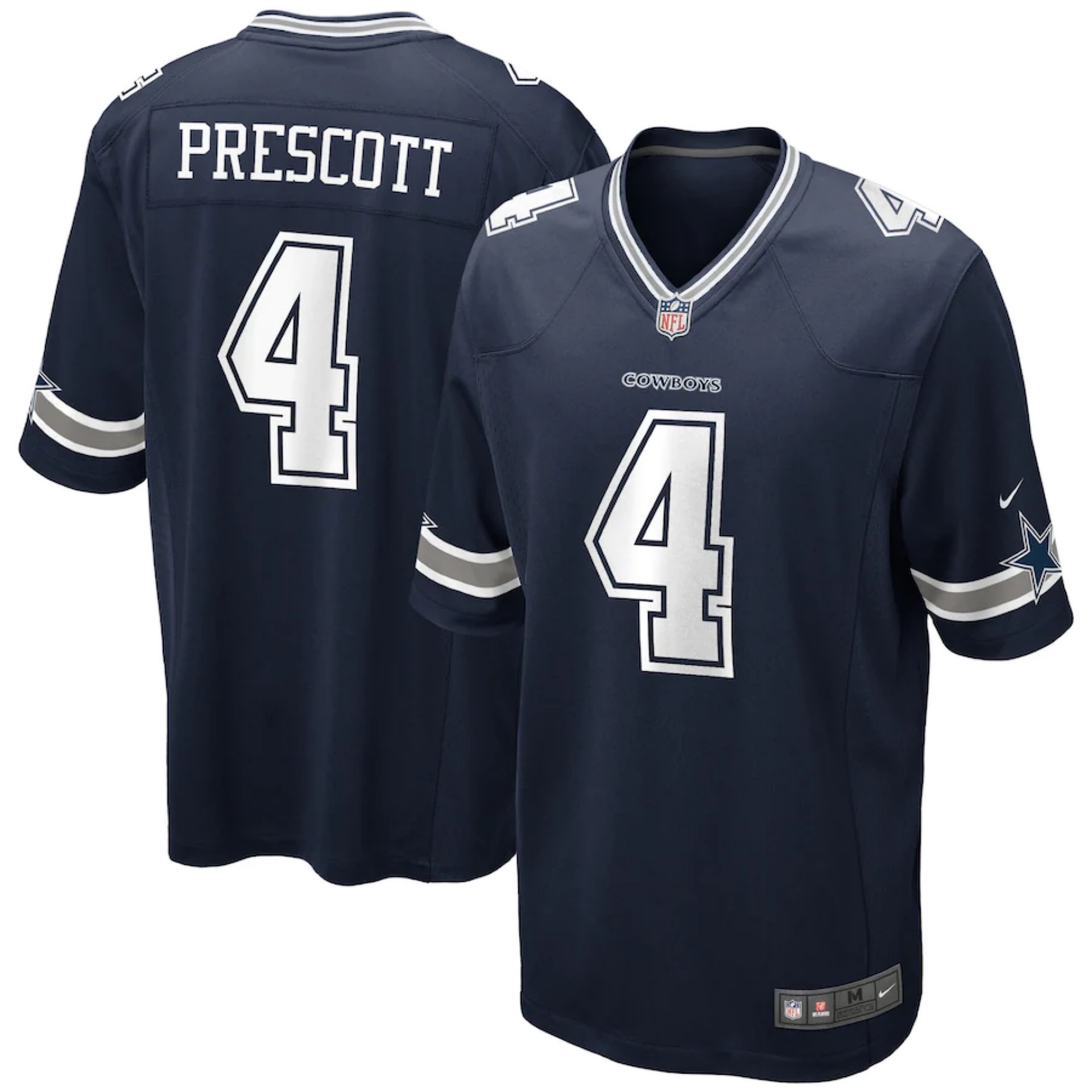 Dallas Cowboys Dak Prescott Kids Nike Road Jersey