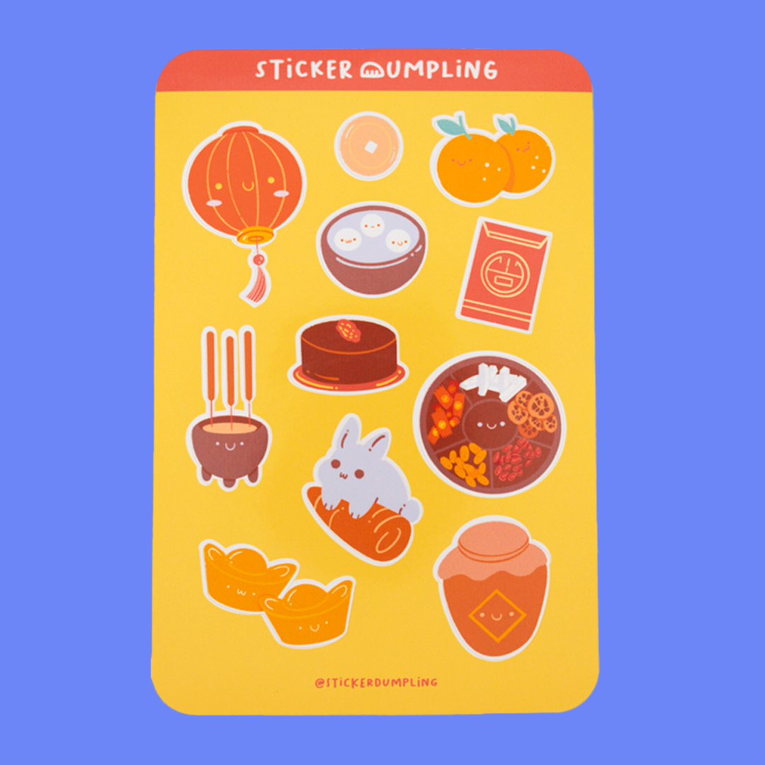 Lunar Rabbit Sticker Sheet