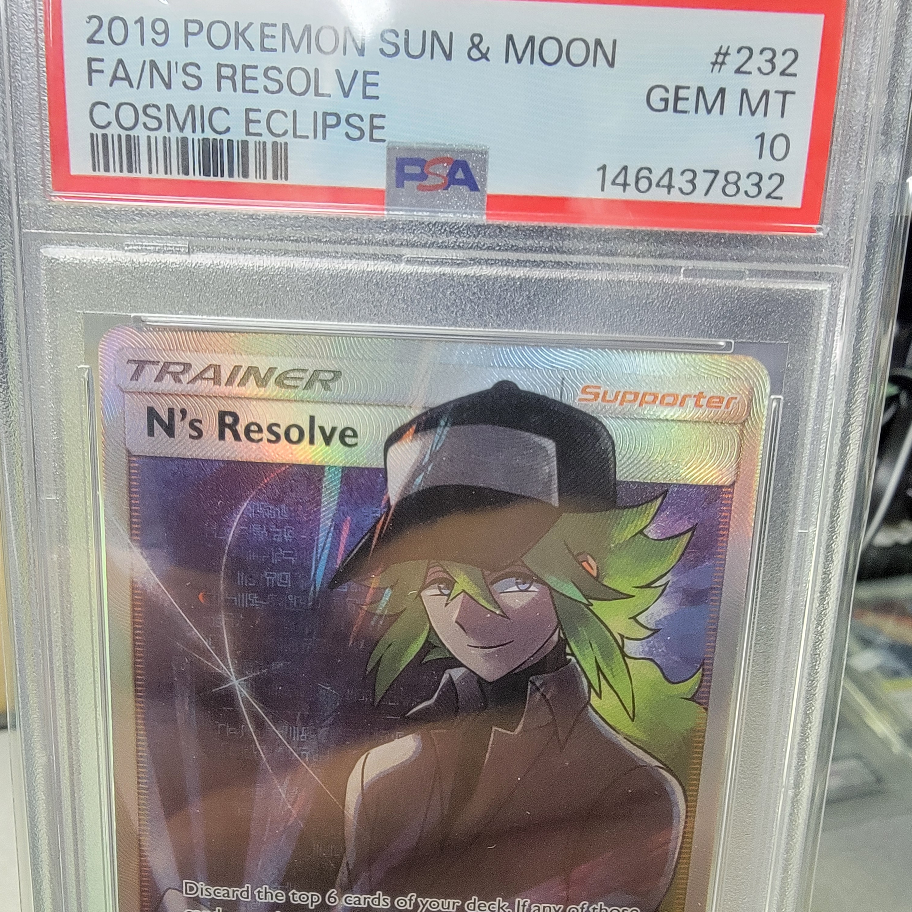 Psa 10 N's Resolve FA Graded Card