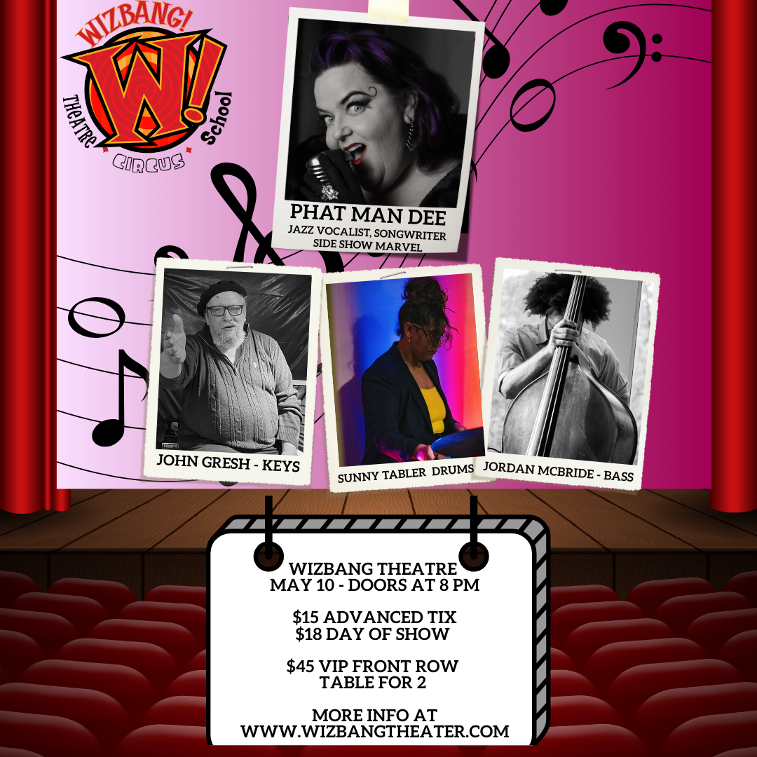 May 10th An Evening of Jazz with Phat Man Dee & Trio!