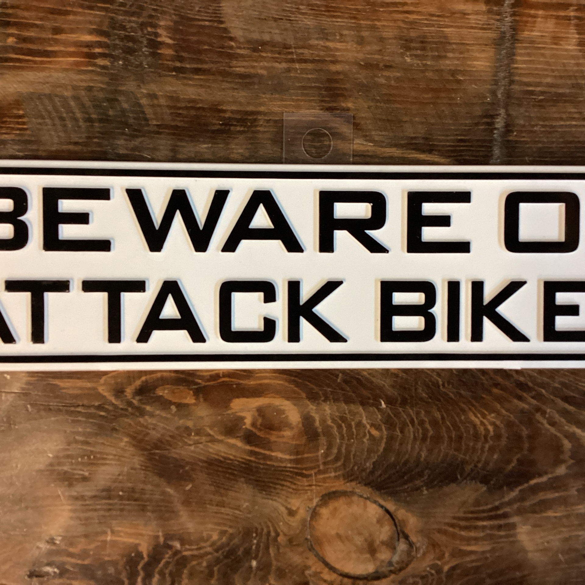 Beware of Attack Biker ***