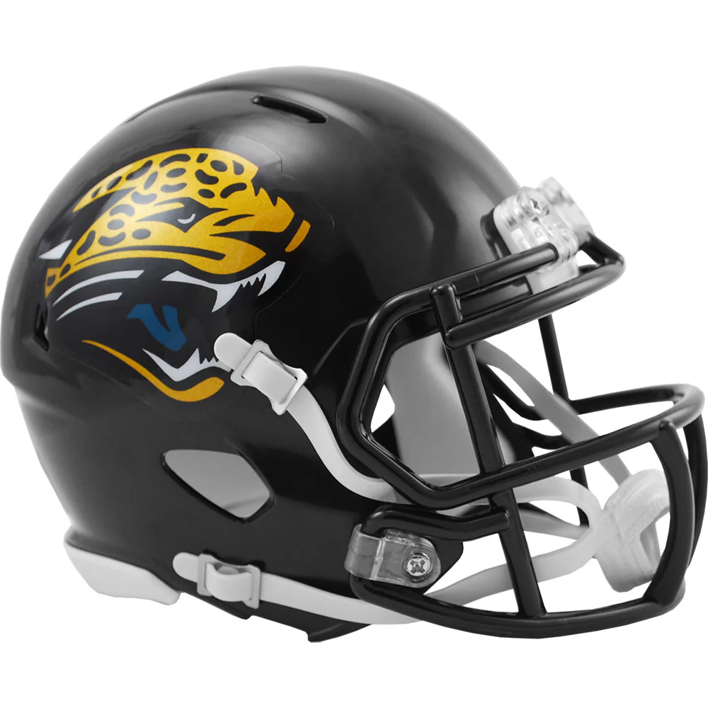 Jacksonville Jaguars 1995-2012 Throwback Riddell Speed Mini Helmet