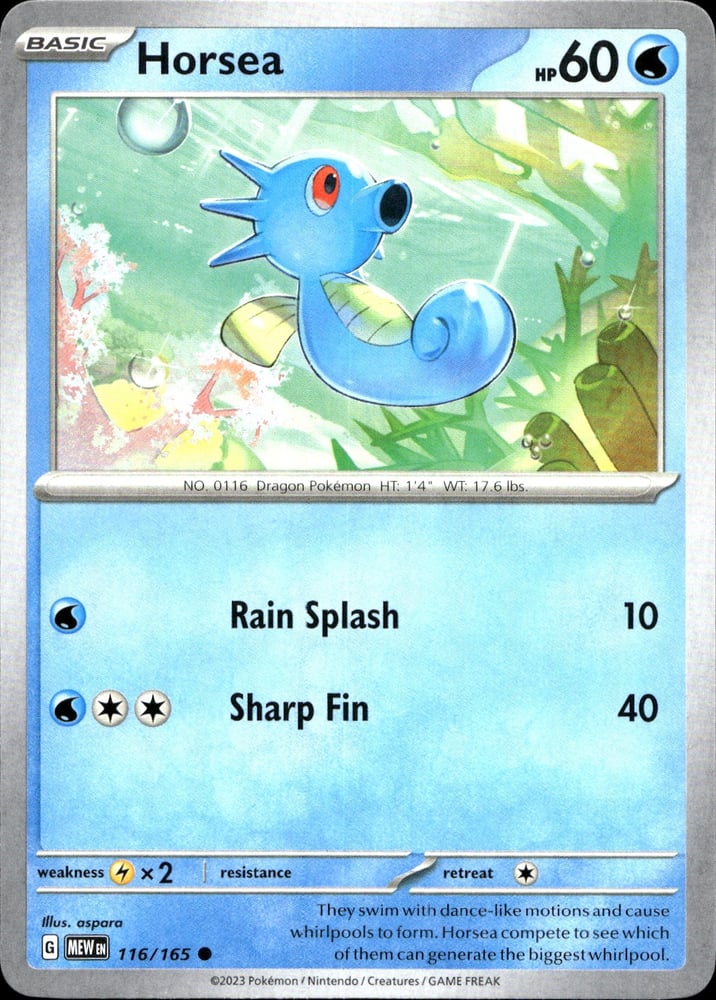 Horsea - SV03.5 116/165