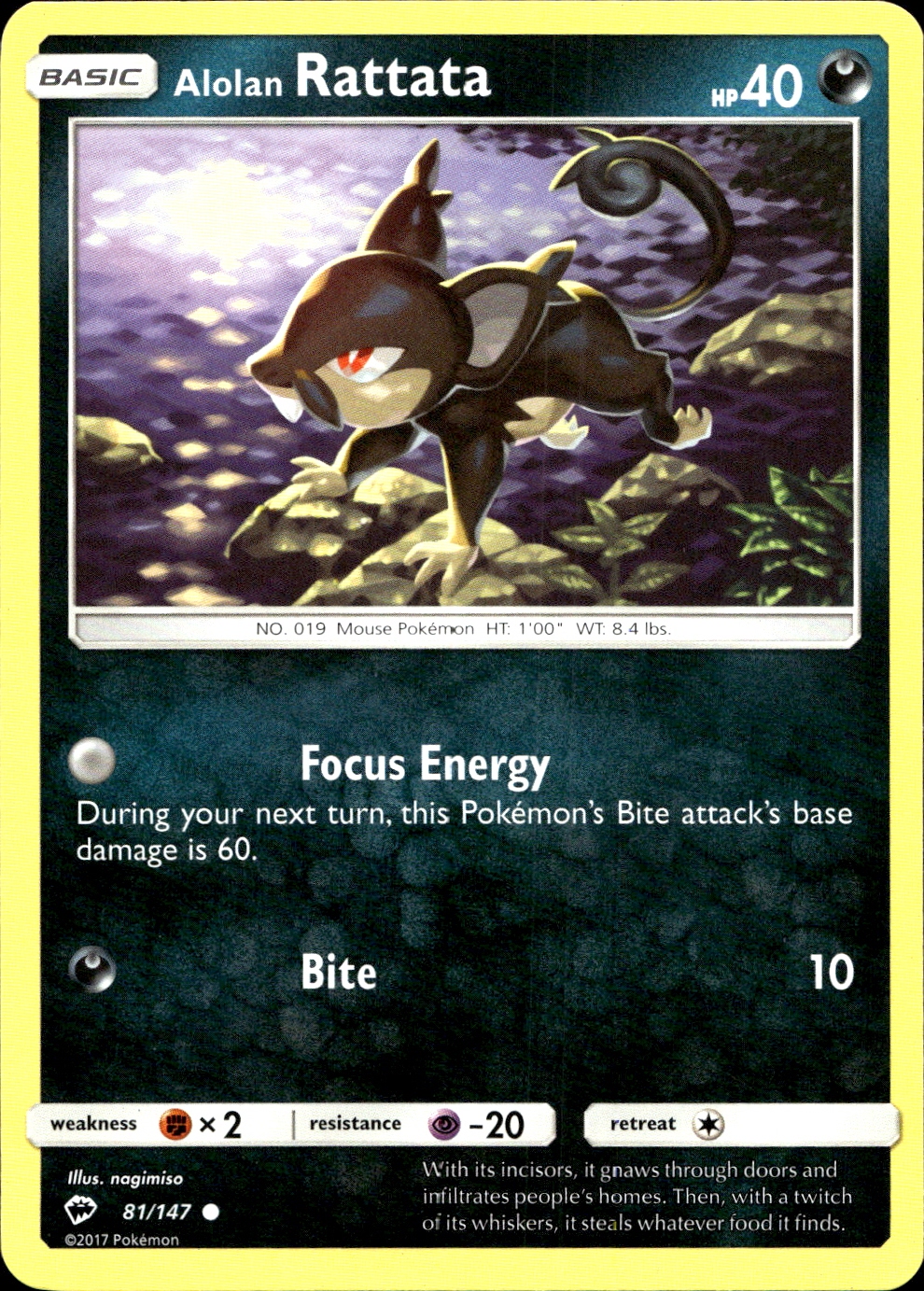 Alolan Rattata - SM3 81