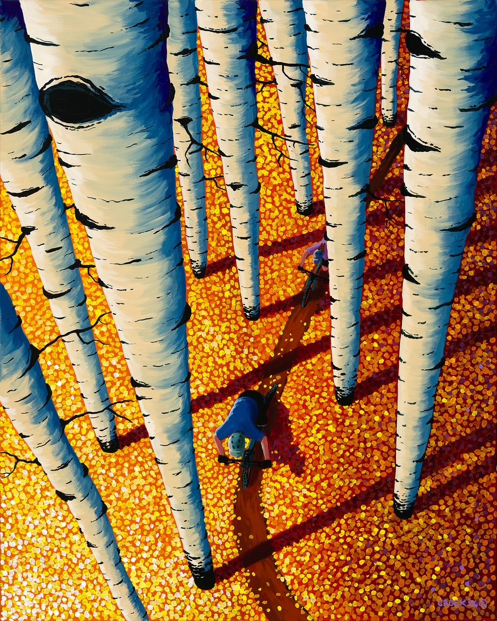 Fall Ride (14"x18")