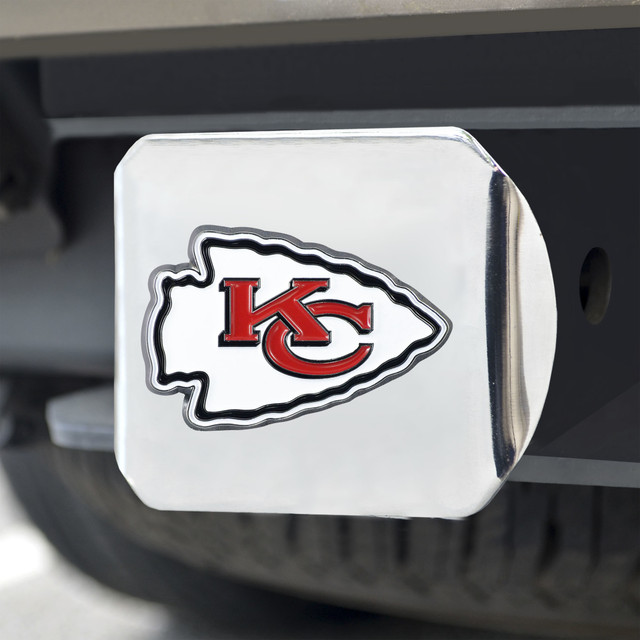 Kansas City Chiefs Chrome Hitch Cover