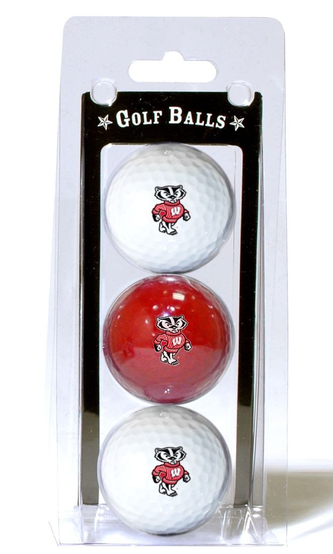 Wisconsin Badgers Golf Balls 3 Pack