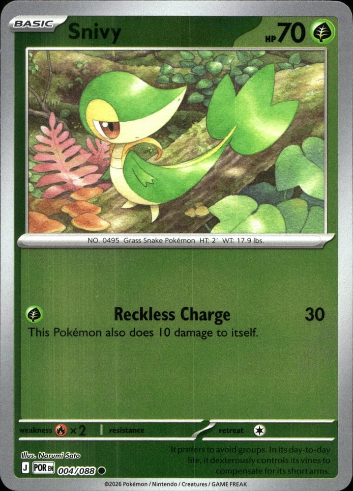 Snivy - ME03 4/88