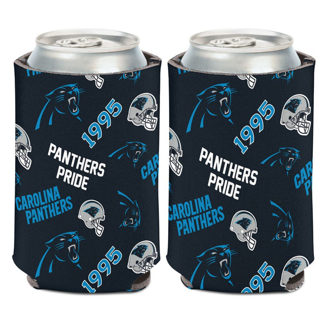 Carolina Panthers Scatterprint Can Cooler